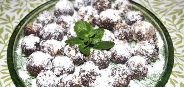 Десерт Морозные трюфели