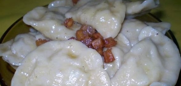 Вареники с мясом и картошкой