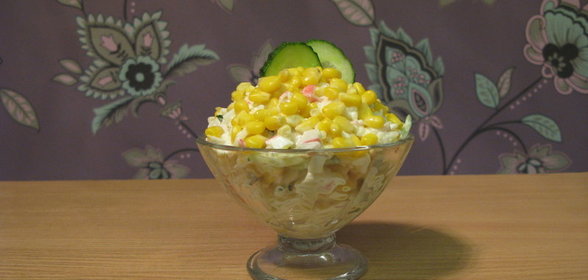 Салат с крабовыми палочками
