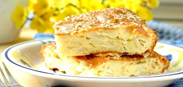 Капустный заливной пирог