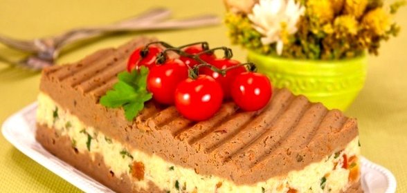 Печеночный паштет с сыром