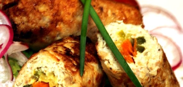 Рулет куриный в фольге