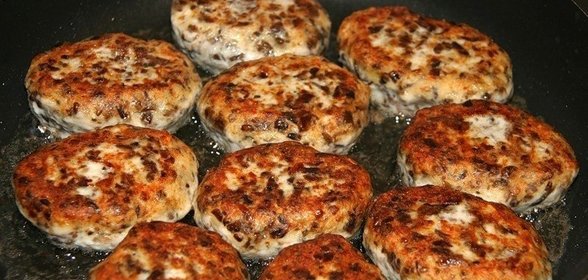 Котлеты из опят