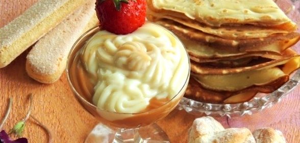 Десерт «Карамель+ваниль»