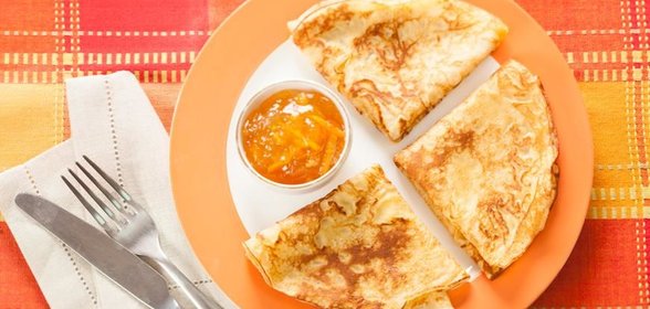 Блинчики на сливках