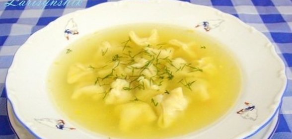 Дюшбара — суп с пельменями по-азербайджански