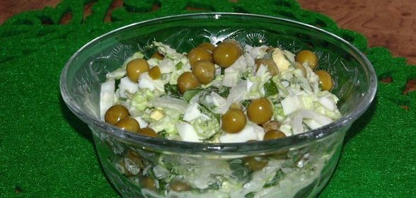 Нежный салат из пекинской капусты