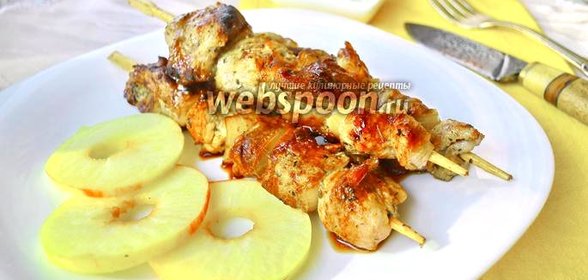 Шашлык из свинины на шпажках