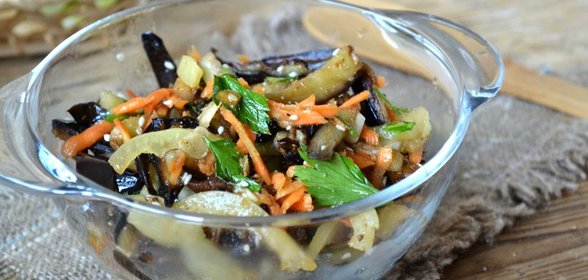 Баклажаны по-корейски