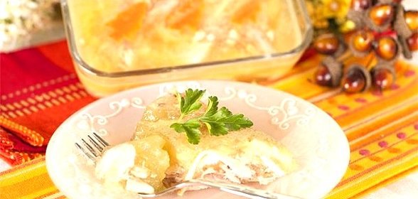 Холодец из куриной грудки с желатином