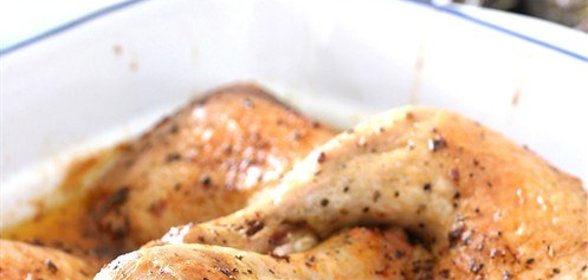 Чесночно-лимонная курица на гриле с розмарином