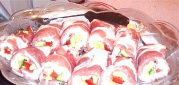 Мясные суши