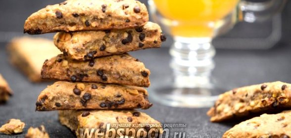 Апельсиновые сконы с шоколадом