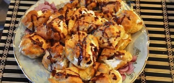 Заварные профитроли Глазированные