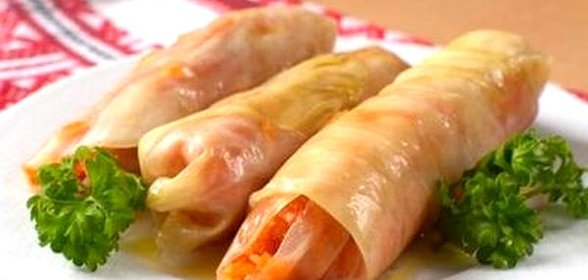 Маринованные голубцы с морковкой