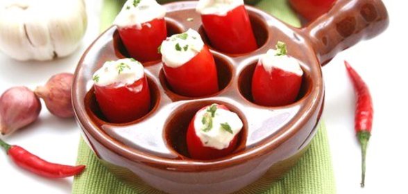 Перец с брынзой
