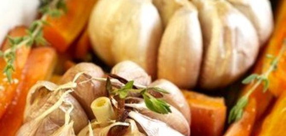 Запеченый чеснок с орегано