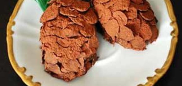 Пирожные Шишки с кофейным кремом