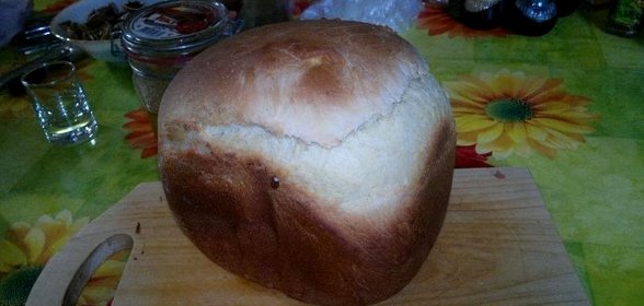 Яичный хлеб в хлебопечке