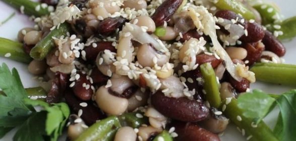 Салат Три фасольки