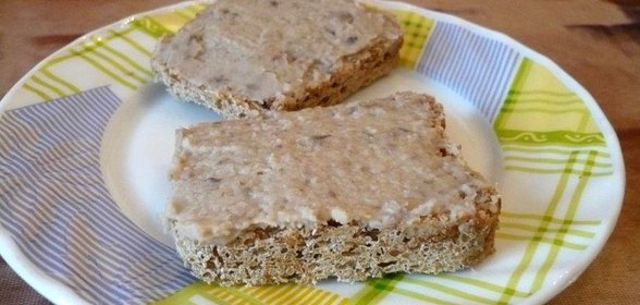 Постный паштет из фасоли