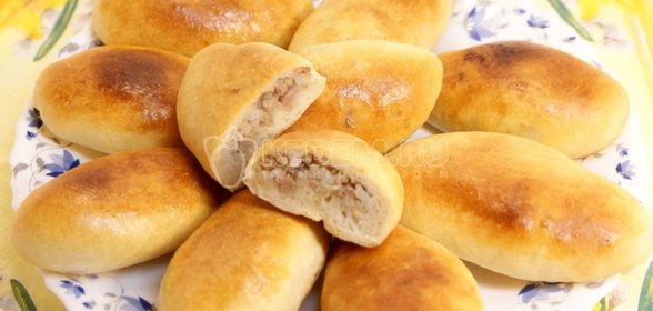 Пирожки с мясом и рисом