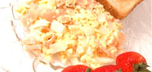 Омлет с семгой