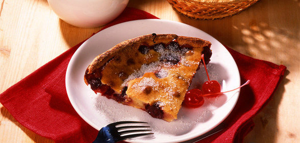 Омлет с вишней