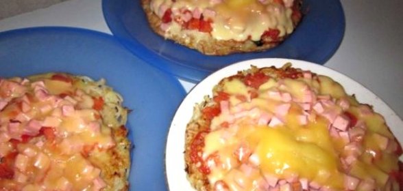 Картофельная пицца на сковороде