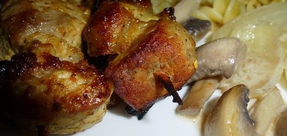 Шашлык в горчице