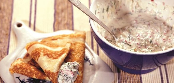Заправка для блинов из редиса