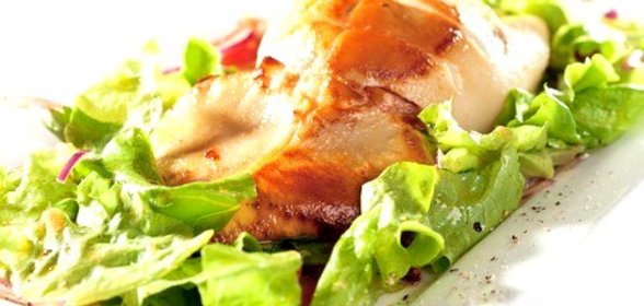 Фаршированные кальмары на гриле