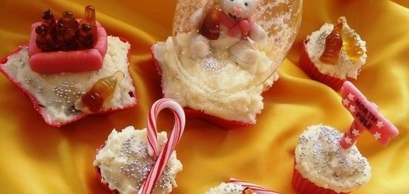 Шоколадные капкейки «На северном-северном полюсе»