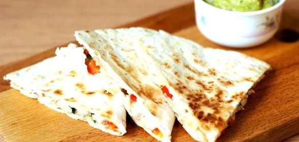 Кесадилья с индейкой