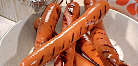 Сосиски с грибами