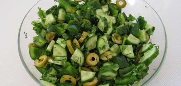 Салат «Утро на болоте»