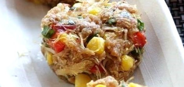 Биточки из крабового мяса