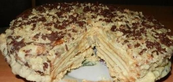 Медовый торт со сгущенкой