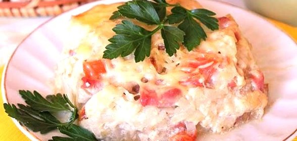 Картофельная запеканка в мультиварке Редмонд