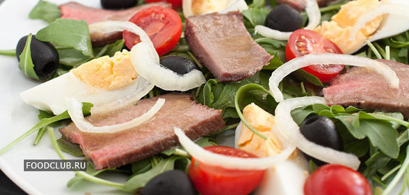 Салат с говядиной