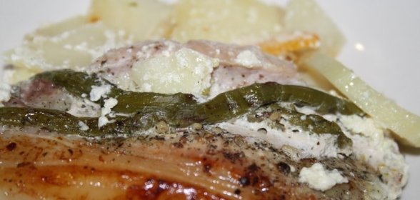 Пергаментные конверты со свининой и овощами