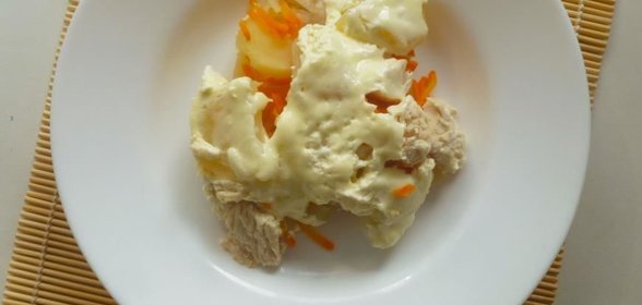 Морковно-картофельная запеканка для детей