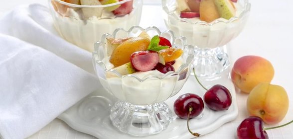 Быстрый творожный крем на завтрак