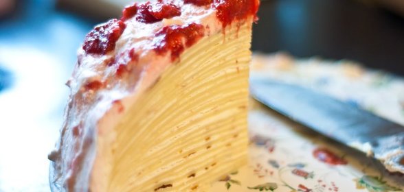 Сметанный крем для блинного торта