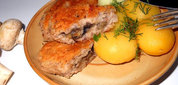 Зразы из фасоли