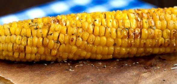 Кукуруза на гриле с орегано