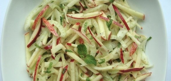 Салат из фенхеля с яблоками