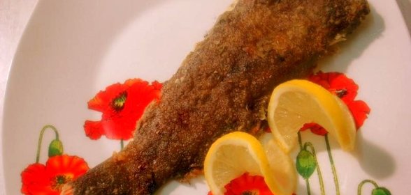 Рыба жареная с дымком