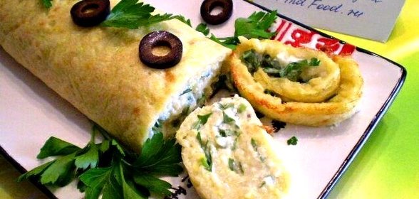 Рулет из кабачков