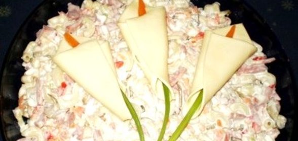 Салат Три цветка